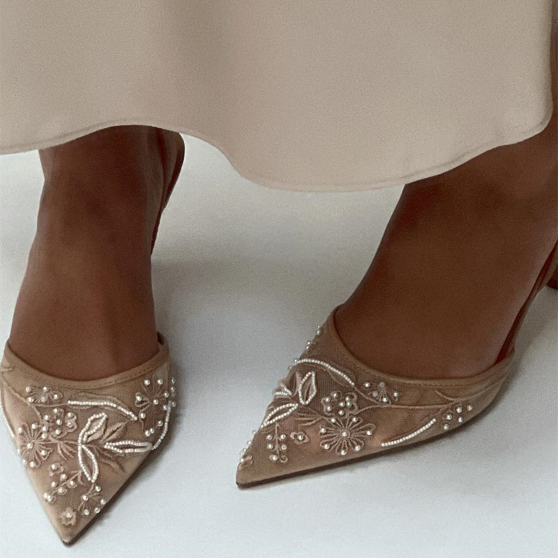 Women Shoes Luxury Brand - Sommer und Herbst, spitzer, feiner Absatz,