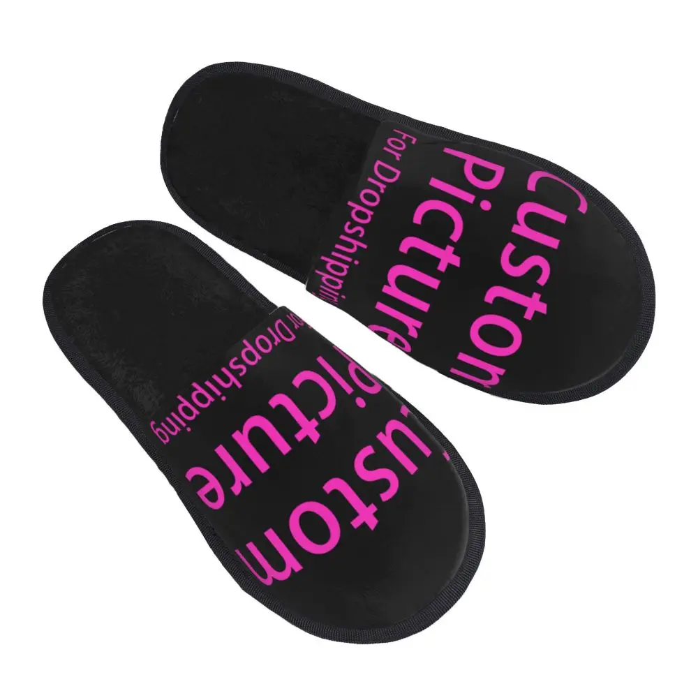 Women Shoes Logo - Personalisierte Hausschuhe mit Eigenem Foto und