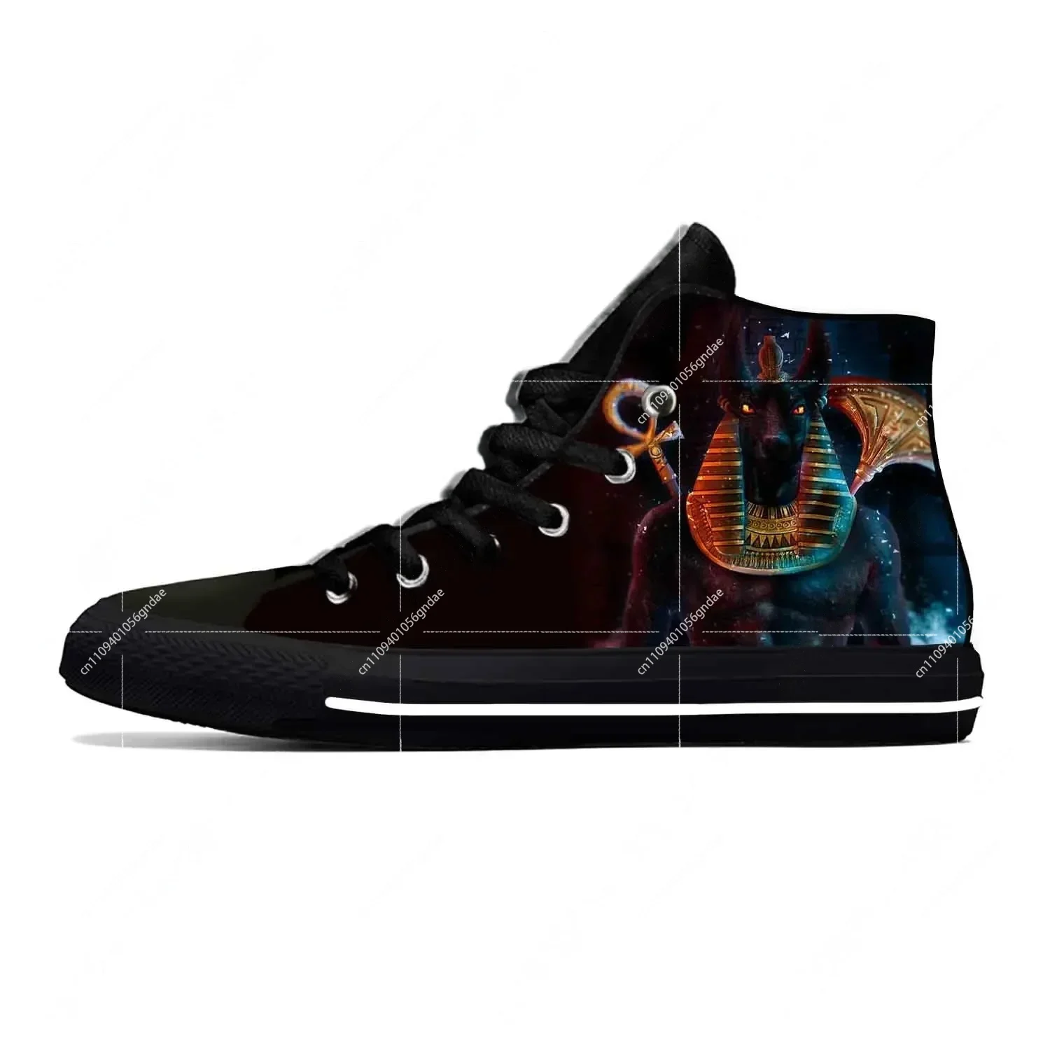 Women Shoes Egypt - Anubis, altägyptischer Gott, lustige, modische, lässige