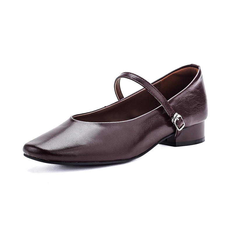 Women Shoes Branded - 3 cm Echtes Leder Hohl Gummi