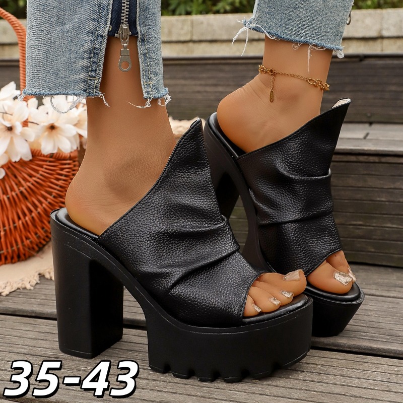 Gladiator Sandal Women - Sommer Neuheit: Damen Party-Schuhe mit Dicker