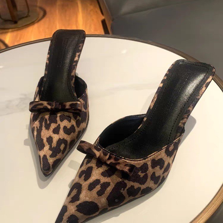 Damen-Slipper mit Leopardenmus – Leopard Print Heels Bewertung und Preis