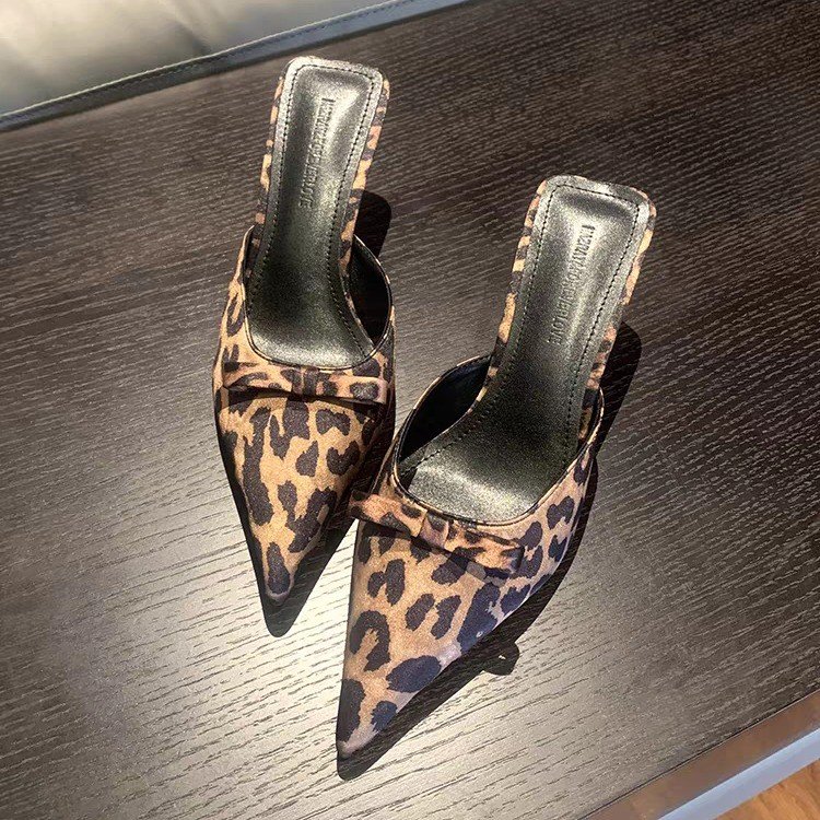 Damen-Slipper mit Leopardenmus – Leopard Print Heels Bewertung und Preis