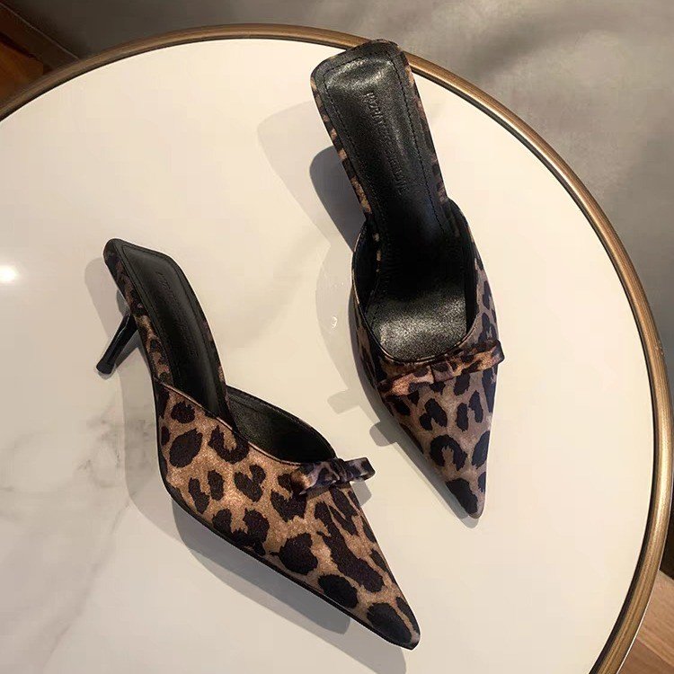 Damen-Slipper mit Leopardenmus – Leopard Print Heels Bewertung und Preis