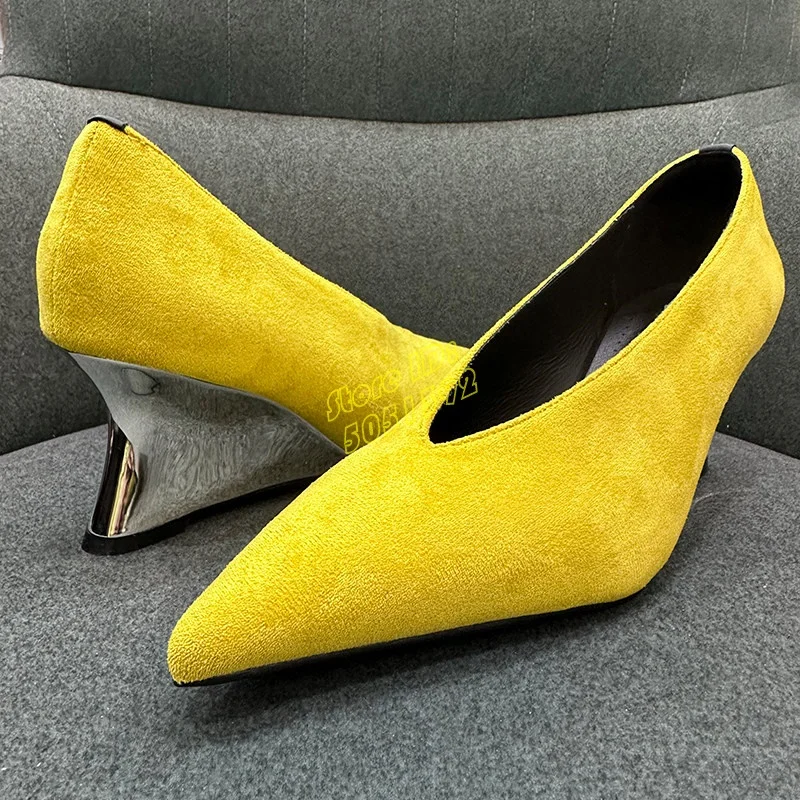 Gelbe Wildleder-Slipper mit Ke – Women'S Shoes Burgundy Bewertung und Preis