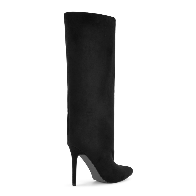 Onlymaker Schwarze kniehohe St – Women'S Shoes Extra Wide Bewertung und Preis