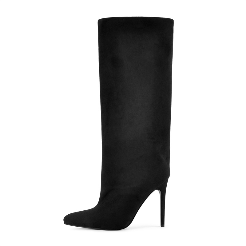 Onlymaker Schwarze kniehohe St – Women'S Shoes Extra Wide Bewertung und Preis