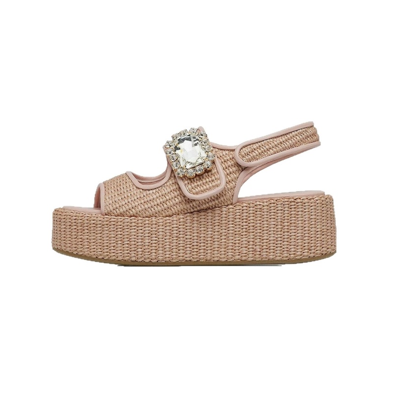 Hanfgewebte Sandalen mit dicke – Women'S Shoes Hands Free Bewertung und Preis