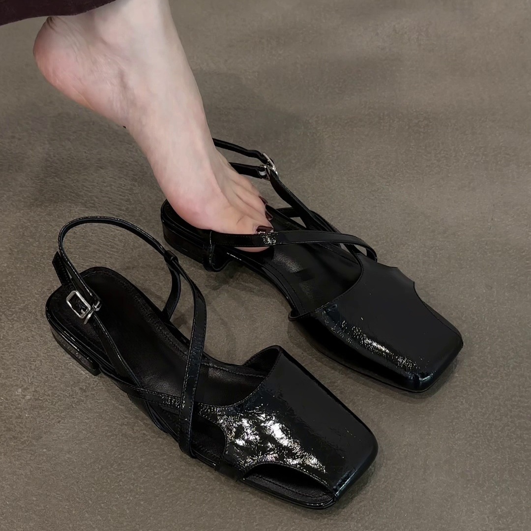 Modische Lackleder-Sandalen mi – Women'S Shoes Clogs Bewertung und Preis