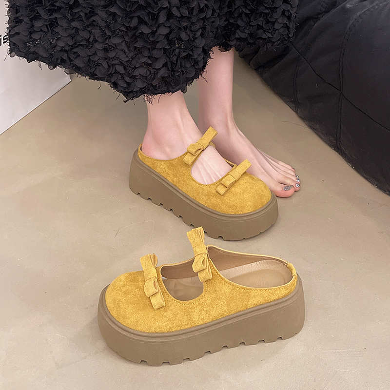 Samt-High-Cut-Flip-Flop-Slippe – Women'S Shoes Hands Free Bewertung und Preis