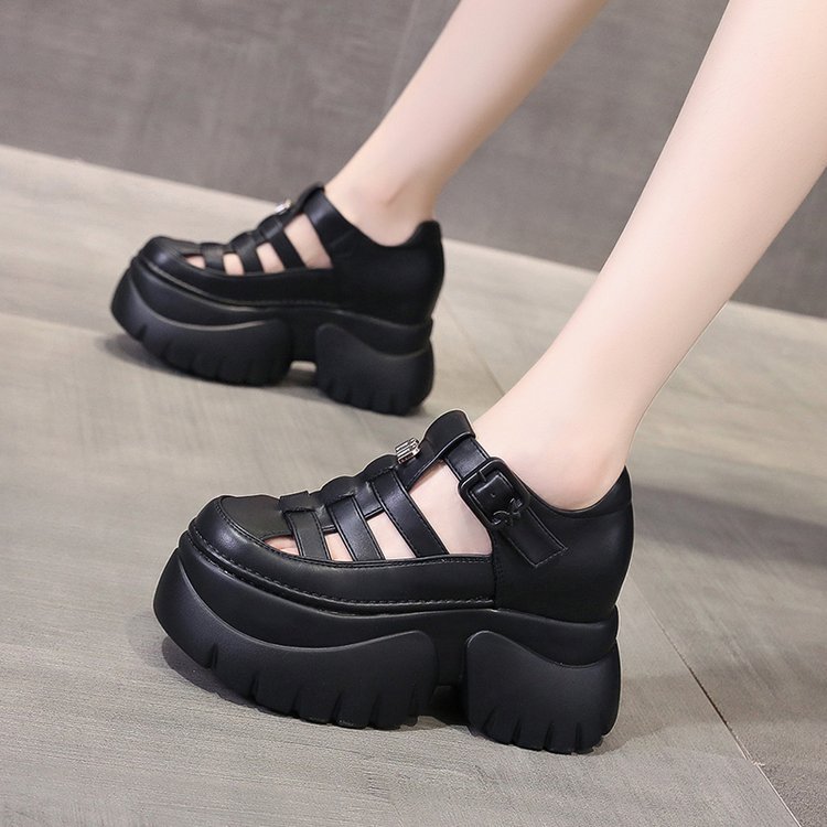 Sandalen Sommer Neuheit Dicke  – Women'S Shoes Red Bottoms Bewertung und Preis