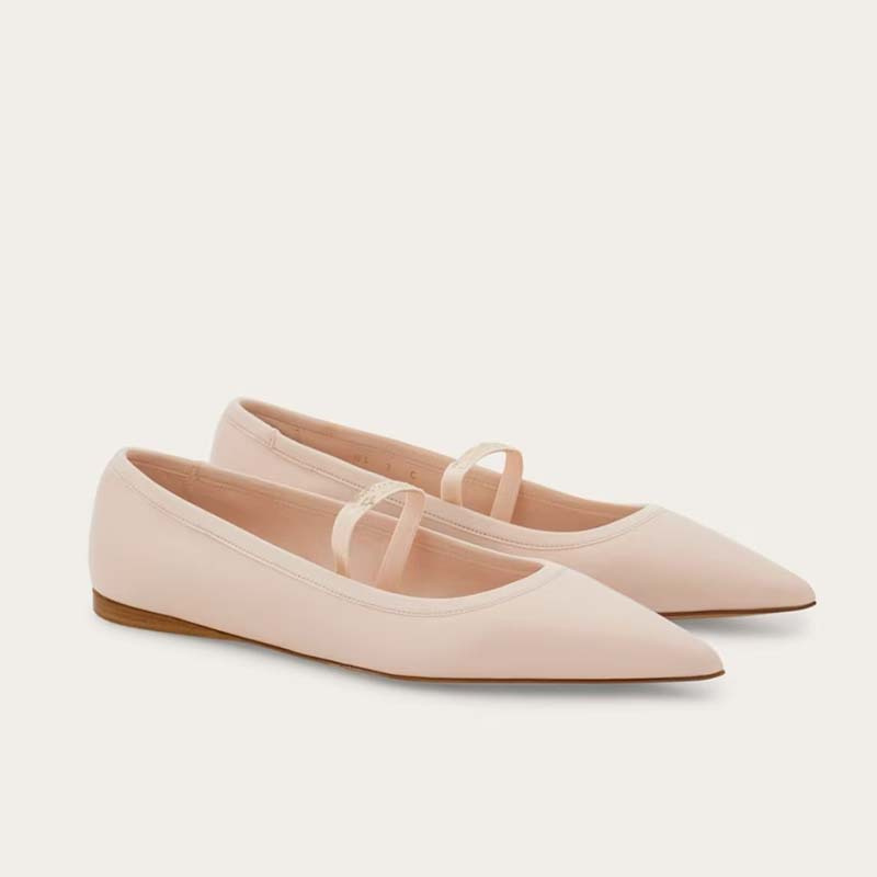 Frauen Ballett Flache Schuhe K – Ribbon Tie Heel Bewertung und Preis