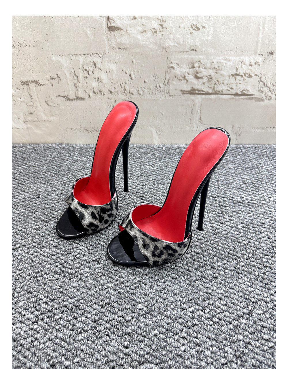 Neue 12cm Modische High-Heel-P – Leopard Print Heels Bewertung und Preis