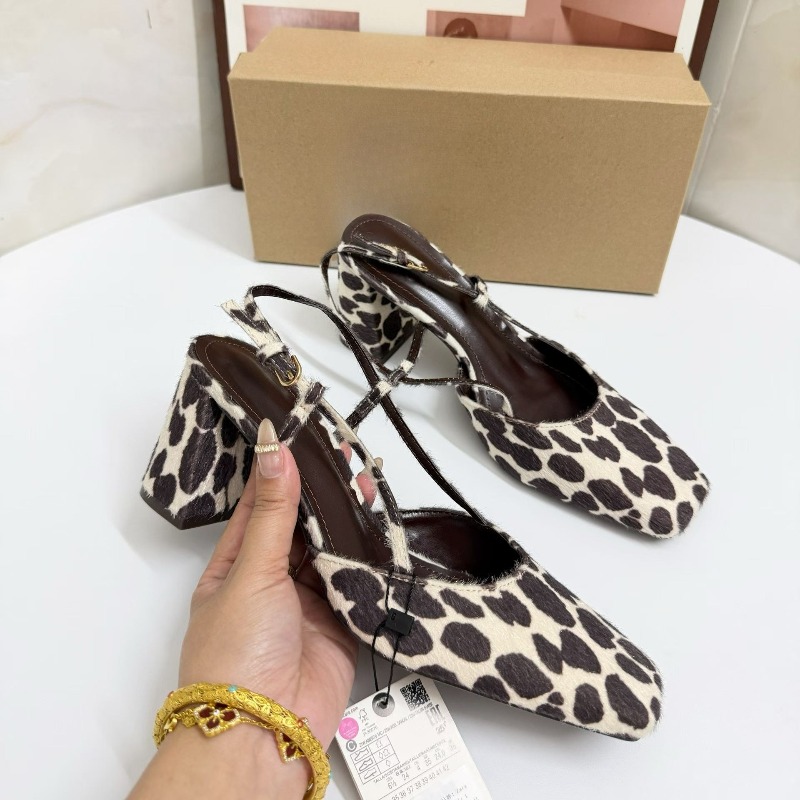 Damen Vintage Leopardenmuster  – Leopard Print Heels Bewertung und Preis
