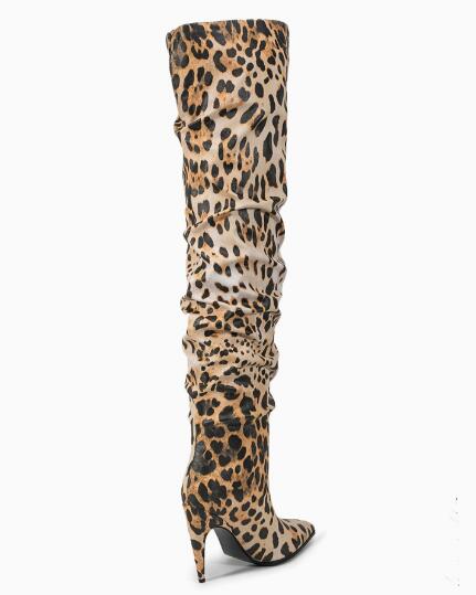 Sexy Leopardenmuster-Stiefel m – Leopard Print Heels Bewertung und Preis