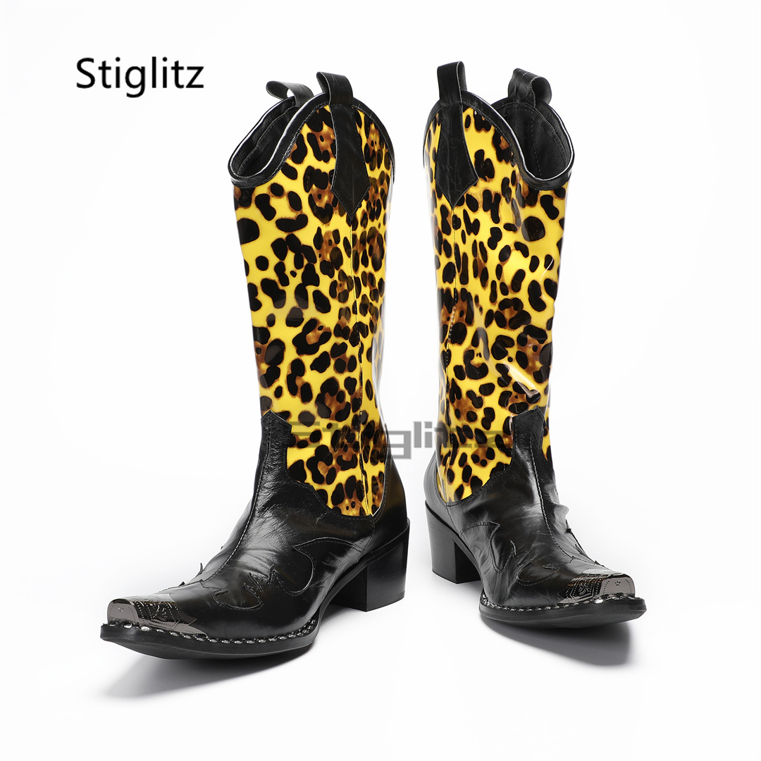 Herren-Reitstiefel mit Leopard – Leopard Print Heels Bewertung und Preis
