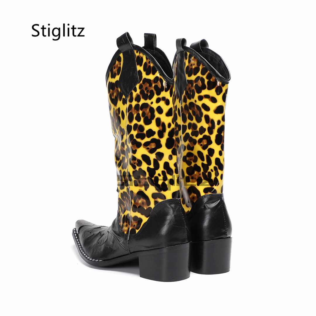 Herren-Reitstiefel mit Leopard – Leopard Print Heels Bewertung und Preis