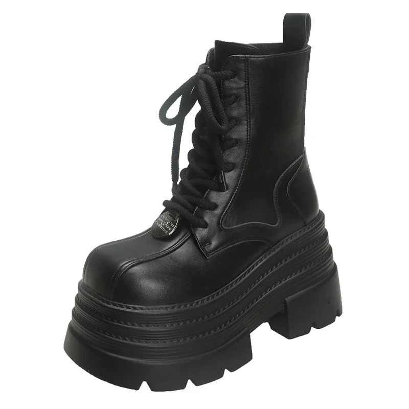 Frauen Stiefel Gothic Leder Fr – Women Shoes Luxury Brand Bewertung und Preis