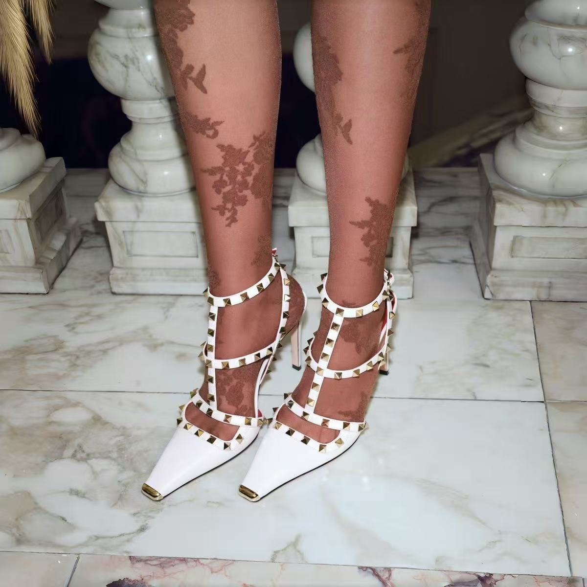 Damen High Heels mit Nieten un – Gladiator Sandal Women Bewertung und Preis