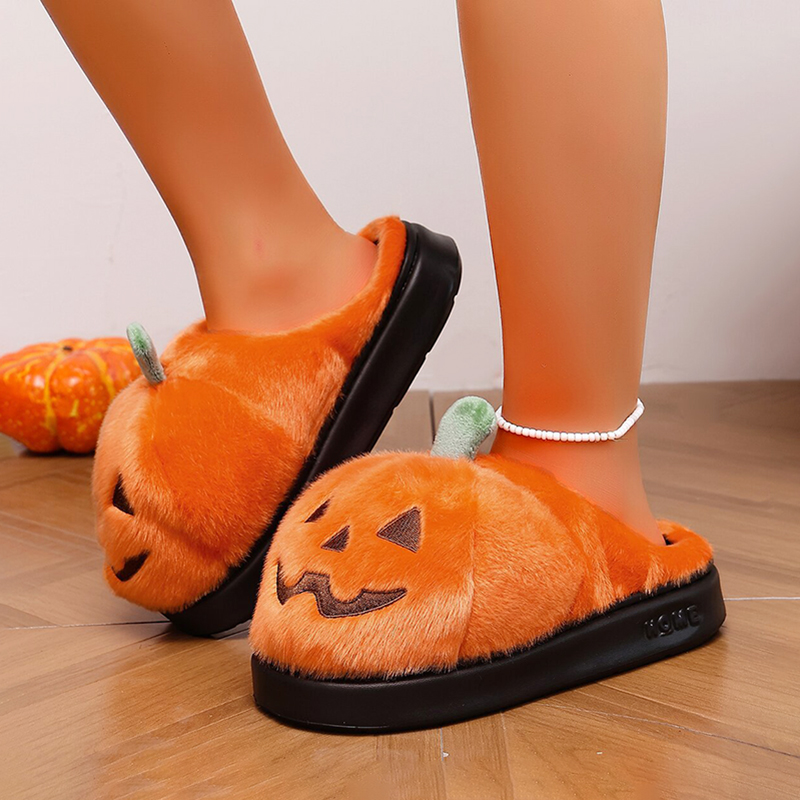 Halloween 3D Kürbis Plüsch-Hau – Women'S Shoes Non Slip Bewertung und Preis