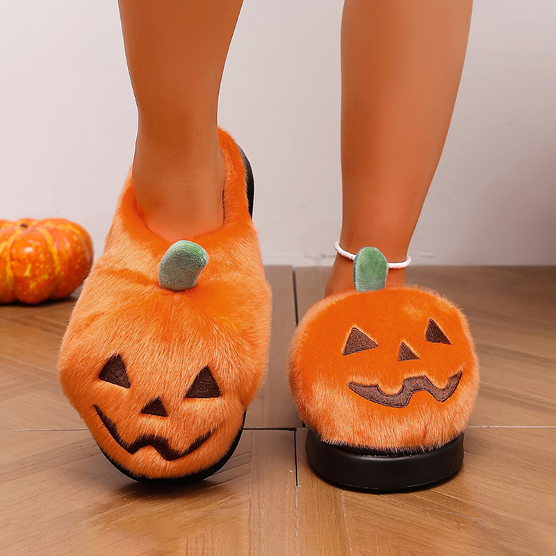 Halloween 3D Kürbis Plüsch-Hau – Women'S Shoes Non Slip Bewertung und Preis
