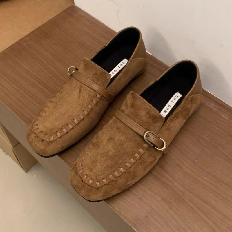 Elegante Wildleder Karree Flac – Women Shoes Elegant Bewertung und Preis